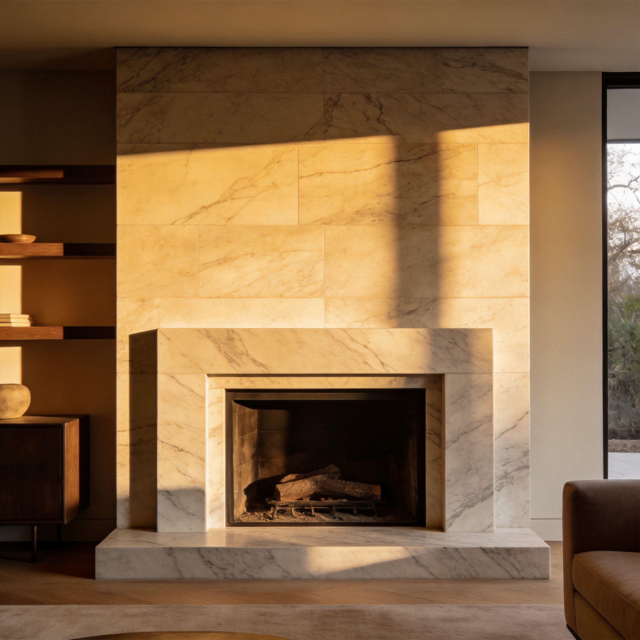 Fireplace surround
